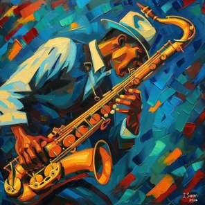 Jazz Saxophone Player