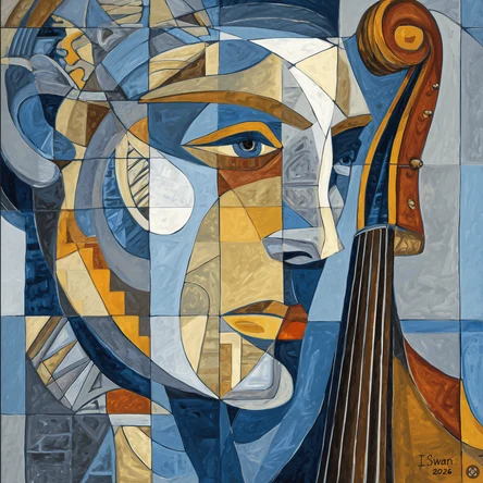 Modern Violin Portrait